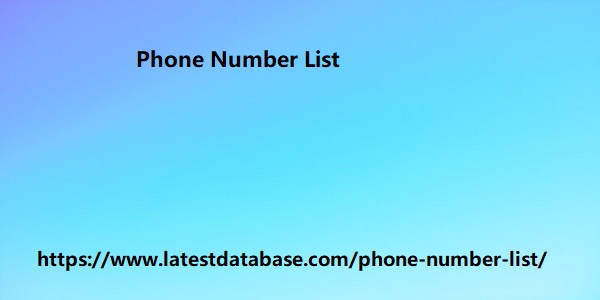 Italy Phone Number List