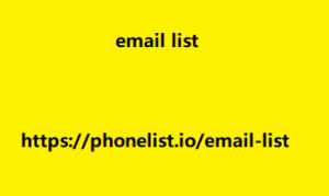 email list