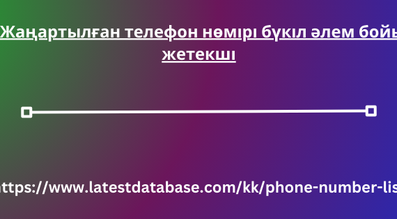 2024 Жаңартылған телефон нөмірі бүкіл әлем бойынша жетекші