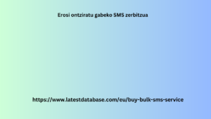 Erosi ontziratu gabeko SMS zerbitzua