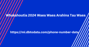 Whakahoutia 2024 Waea Waea Arahina Tau Waea