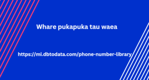 Whare pukapuka tau waea