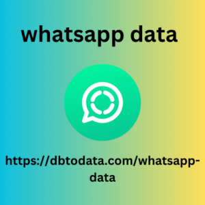 whatsapp data